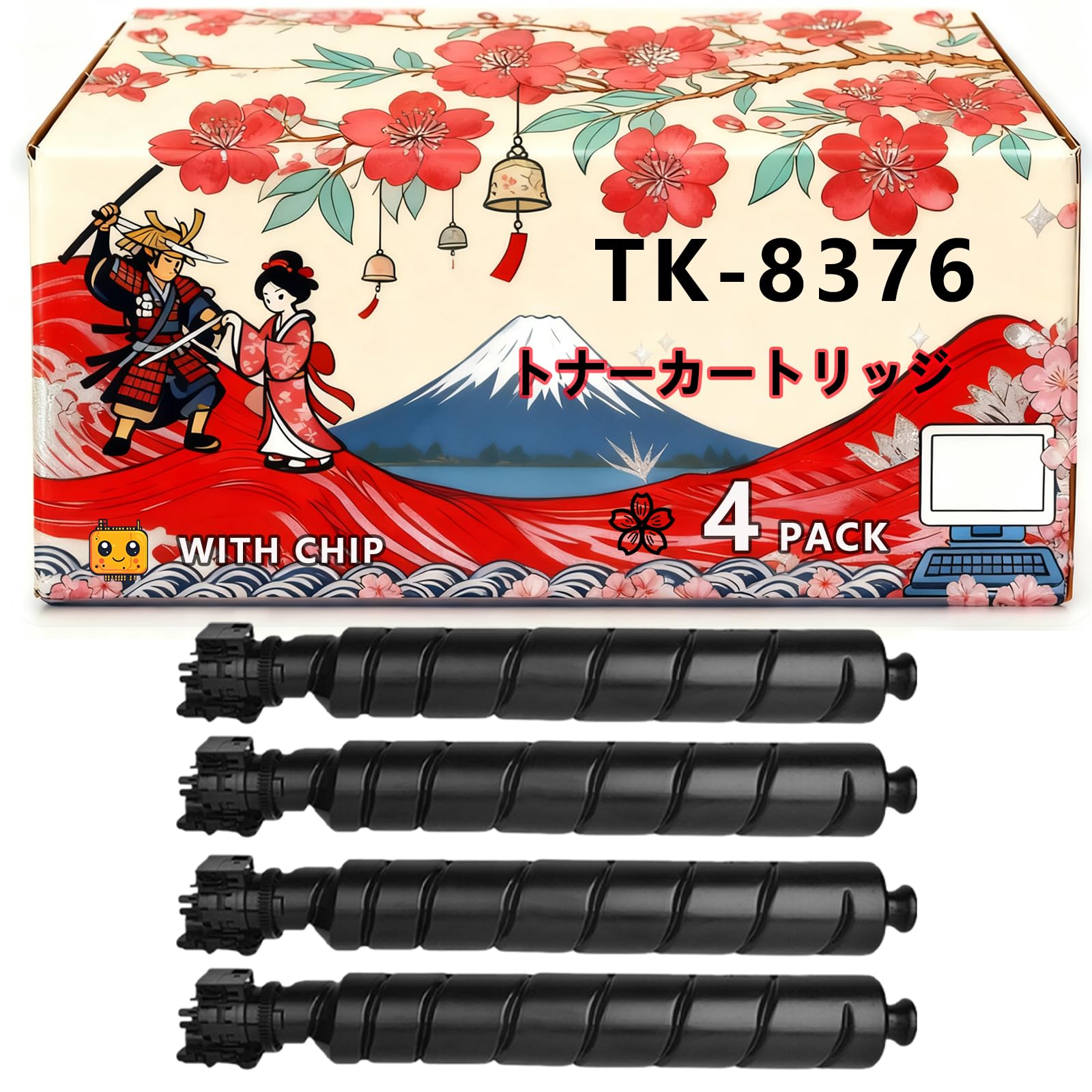 プリンター・複合機 KYOCERA TK-8376 Amazon.co.jp: TK-8376 トナーカートリッジ 互換ブランド 京セラ